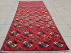 Rare Hand knotted Vintage Pakistani Bokhara Jhaldar Wool Area Rug 6 x 3 Ft — photo 3