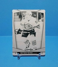 2024-25 O-PEE-CHEE HOCKEY MATTHEW POITRAS BLACK PRINTING PLATE ONE OF ONE  