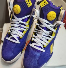 Reebok Shaq Attaq Retro LSU 2014 High Top Sne...