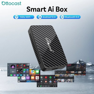 Ottocast Play2Video Pro 5 APPs Wireless Carplay Android Auto YouTube Netflix