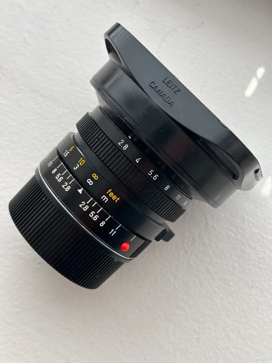 LEITZ Leica Elmarit M 21mm F/2.8 E60 Pre-A Black Lens Yr.1983 Canada #11370 - M & K Kamera