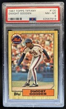 1987 Topps Dwight Gooden Collector's Edition Tiffany #130 Mets PSA 8