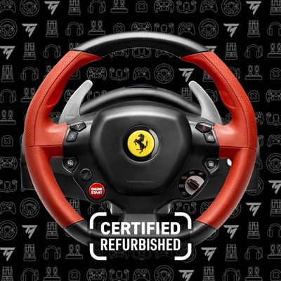 Thrustmaster Ferrari 458 Spider Racing Wheel for Xbox One Certified Refurbished