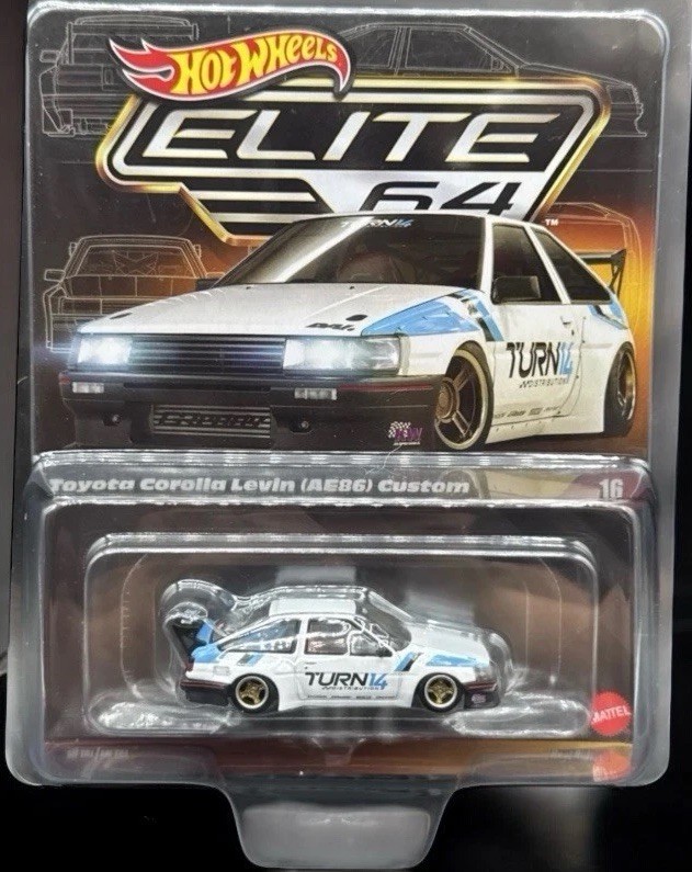Presale Hot Wheels Elite 64 Toyota Corolla AE86 Custom | eBay