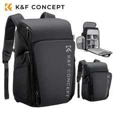 K&F Concept 25L Travel DSLR Camera Backpack Travel Case Bag for Photographers UK