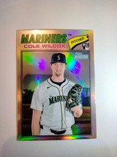 2026 Topps Heritage Cole Wilcox Rookie Chrome Refractor