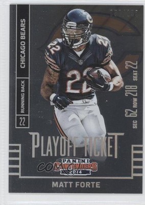 2014 Panini Contenders Playoff Ticket 58/199 Matt Forte #5 0f8