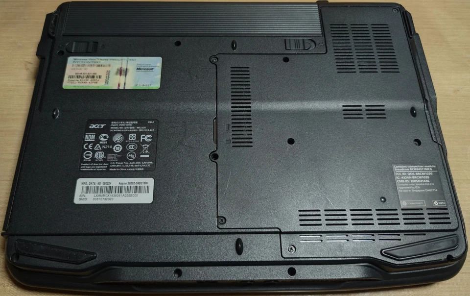 Acer Aspire 2920Z-3A2G16Mi MS2229 - Immagine 4 di 4