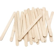 200 Pcs Craft Sticks Ice Cream Sticks Natural Wood Popsicle Craft Sticks 4.5 ...
