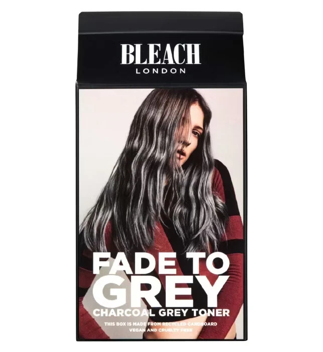 BLEACH LONDON FADE TO GREY TONER CHARCOAL GREY TONER -Free Post