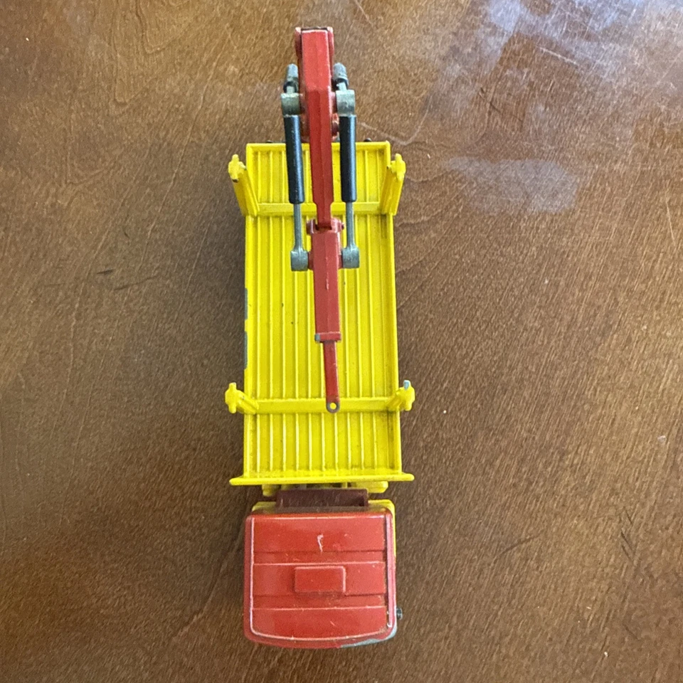 Camión grúa suelto vintage años 80 SIKU 1/55 diecast con grúa Alemania Occidental Foto 2 de 4