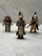 Star Wars Vintage Wicket Teebo Chirpa Logray Ewoks Figures Original Kenner  9