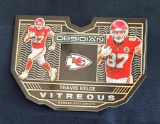 2021 Panini Obsidian #V-16 Travis Kelce Vitreous #1/25
