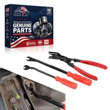 3x Combo Repair Tool Kit - Door Panel Trim Clip Removal Plier Fastener Remover 3x Combo Repair Tool Kit - Door Panel Trim Clip Removal Plier Fastener Remover