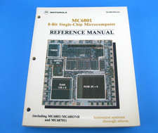 Motorola MC6801 8-Bit Single-Chip Microcomputer Reference Manual MC6803 MC68701