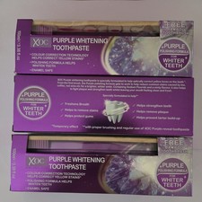 x1 XOC Purple Whitening Toothpaste 100ml + Toothbrush  67.80 per litre