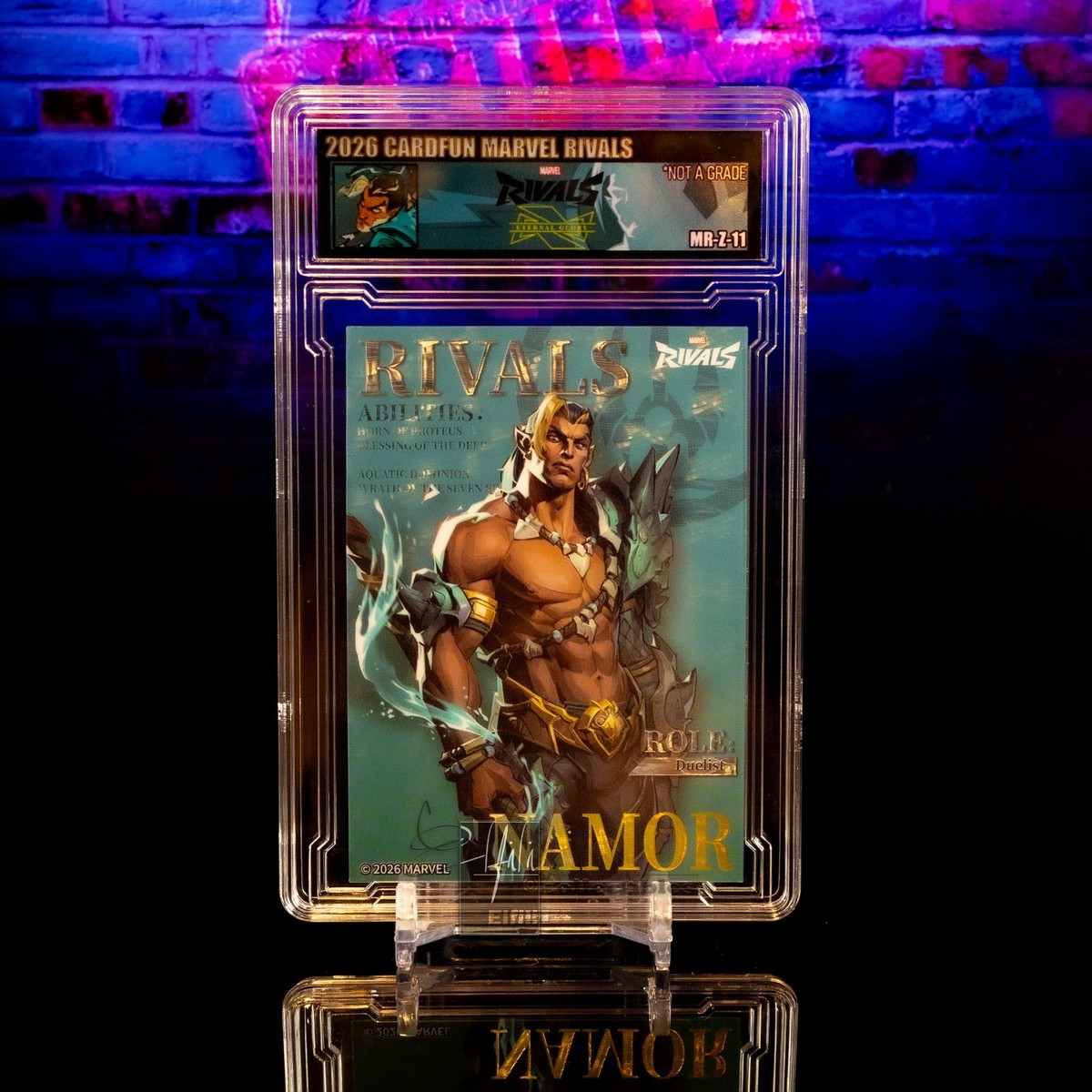 Namor Card Marvel Rivals Hero Debut MR-Z-11 CardFun Eternal Glory