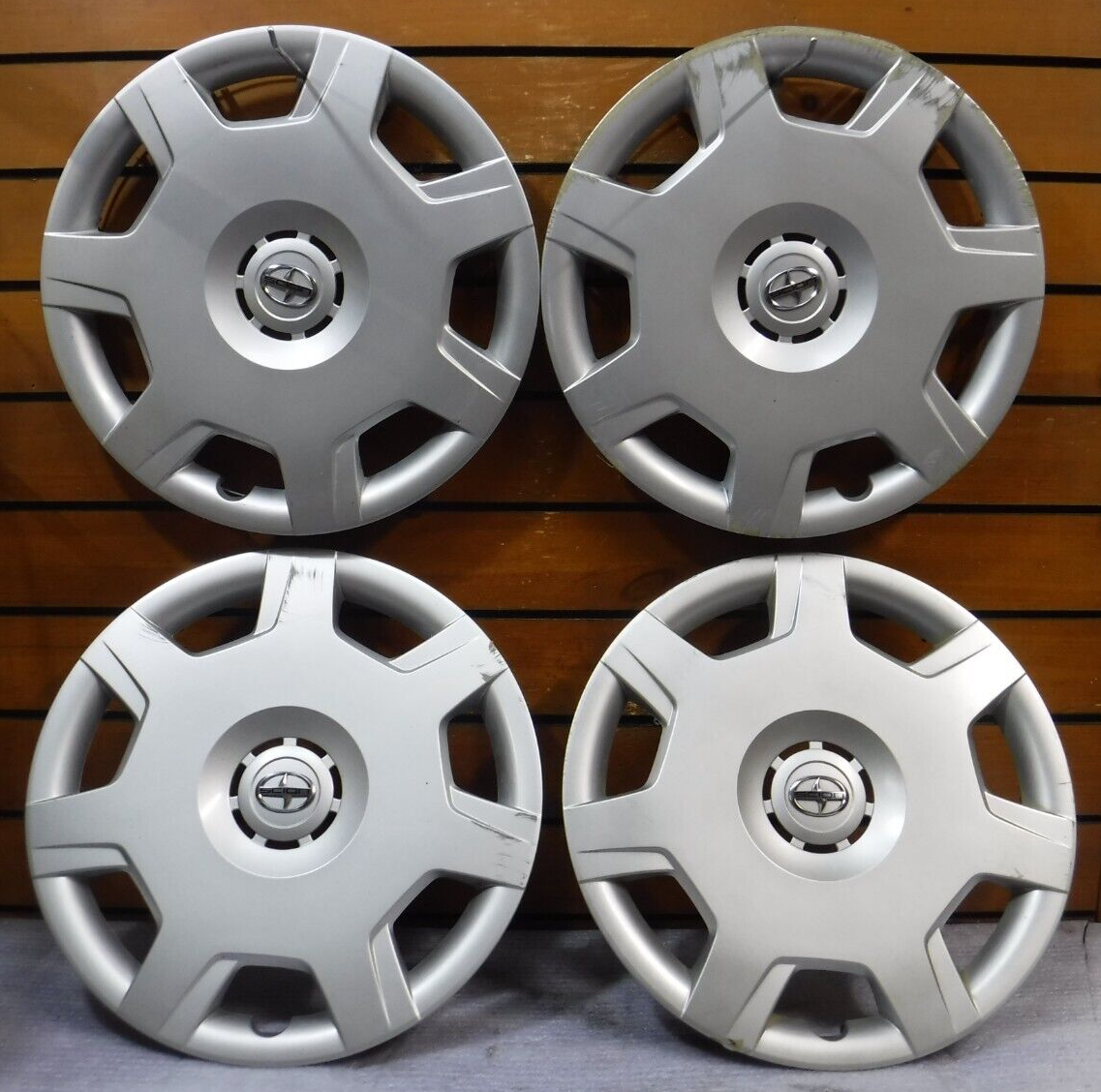SET of 4 20082015 Scion xB xD 61152 16" 7 Spoke Hubcap Wheel Cover