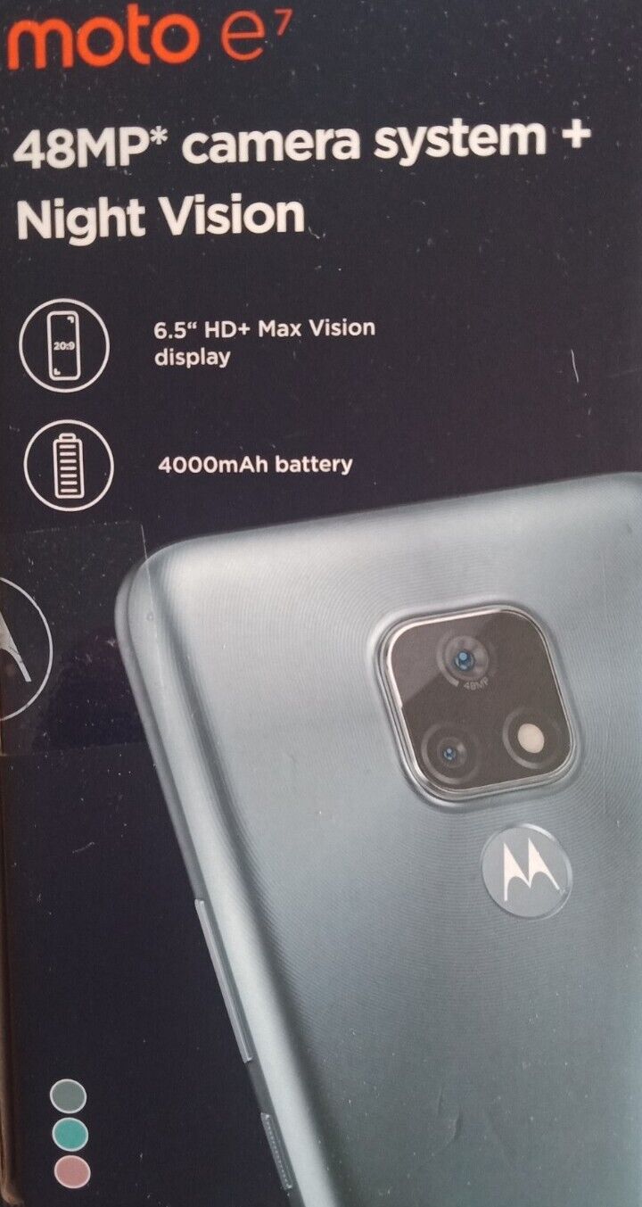 Save up to 17% with CODE Unlocked Motorola Moto e7 4G 48MP 4GB 64GB Warranty
