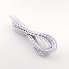 10FT White DC Power 3.5mm x 1.35mm Female to Male Camera Extension Adapter Cable