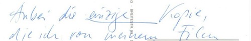 ISA GENZKEN (Gerhard Richter) UNIKAT - Handgeschriebene Bildpostkarte von 1992 - Bild 6 von 9