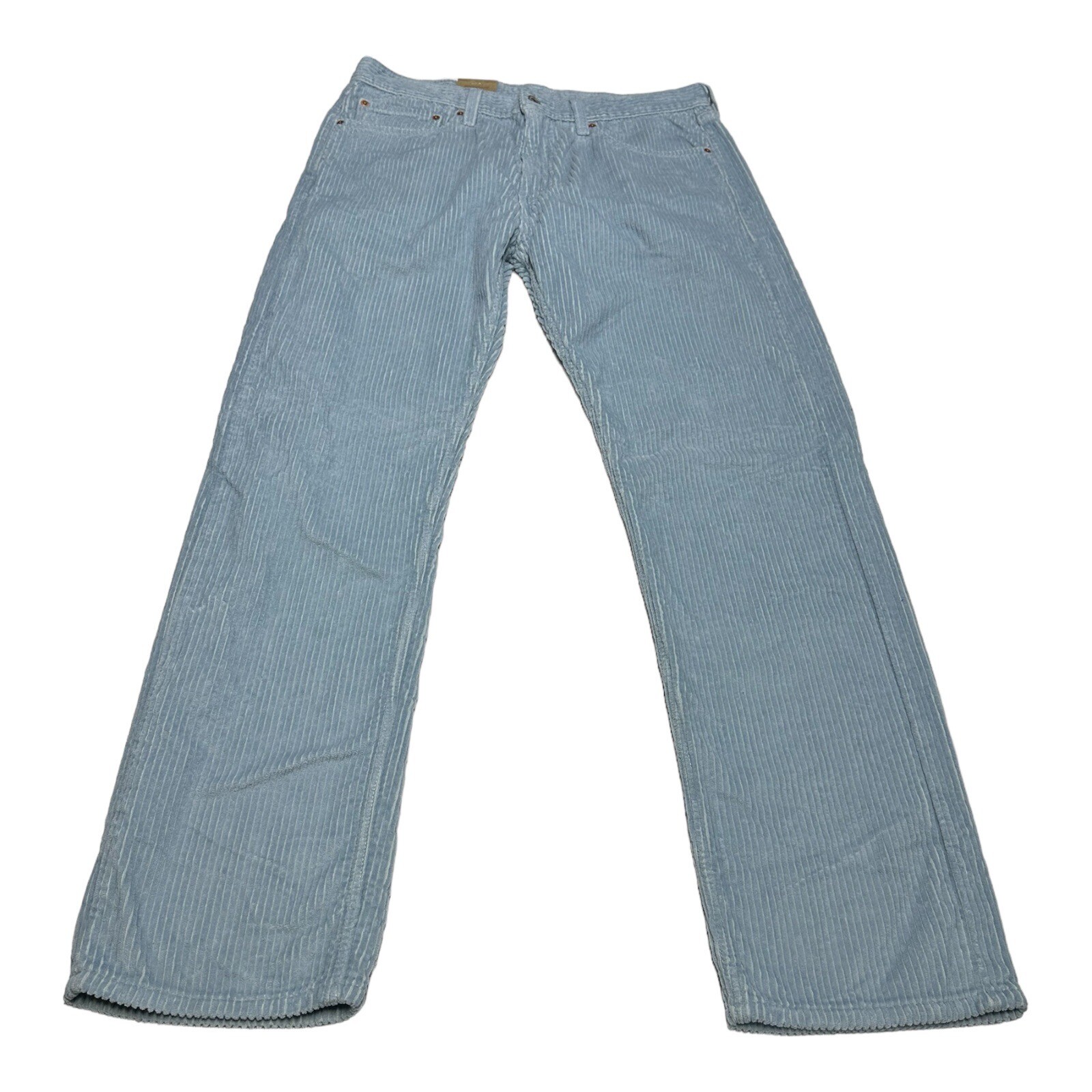 NWT Men's Levi's 505 Regular Straight Light Blue Corduroy Jeans Pants