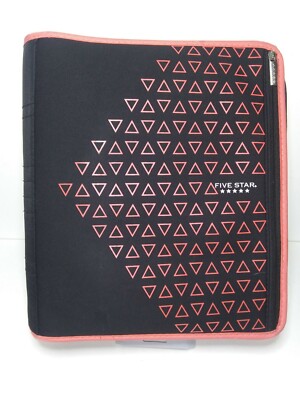 Five Star Binder, Pink 2 Inch 3 Ring Binder, 300 + Paper Capacity. 