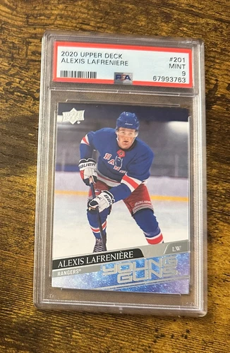 2020 Upper Deck #201 Alexis Lafreniere RC PSA 9 #S5177