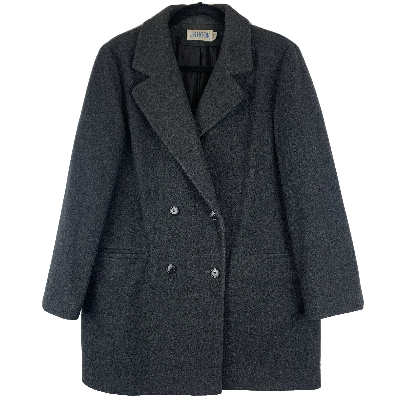 100% lana militar/granjera Vintage abrigos, chaquetas y chalecos para Mujeres