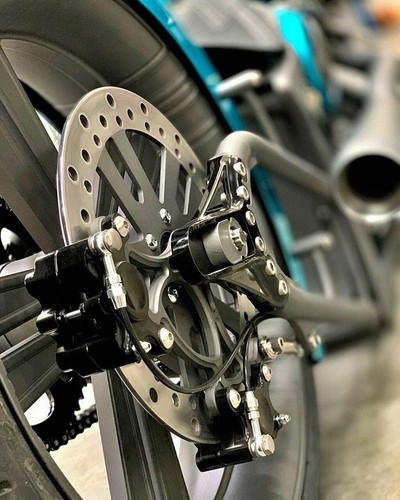 BILLET PROOF Black Dual Brake Caliper Bracket Mount for 3/4" Axle & 11.5" Rotor - Picture 7 of 7