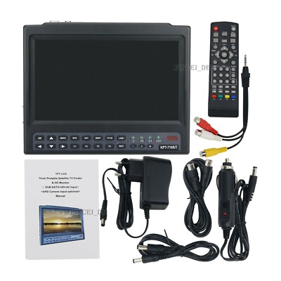 KPT-716S/T 7'' Satellite Finder HD TV Satellite Receiver DVB-S2 MPEG-4 Modulator