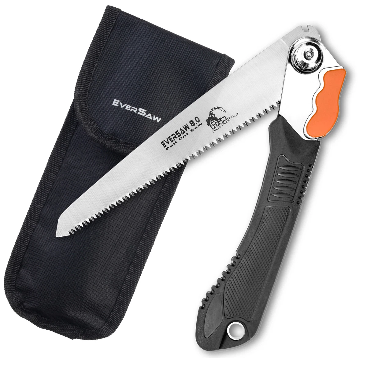 Collapsible hand saw outlet