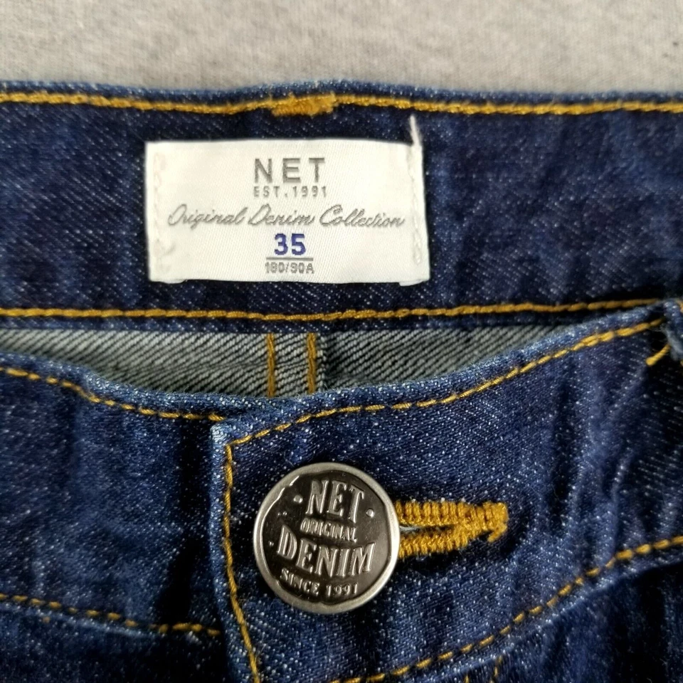 Jeans NET 35x32 Colección Denim Original Lavado Oscuro Suave Moderno Actual Foto 3 de 4