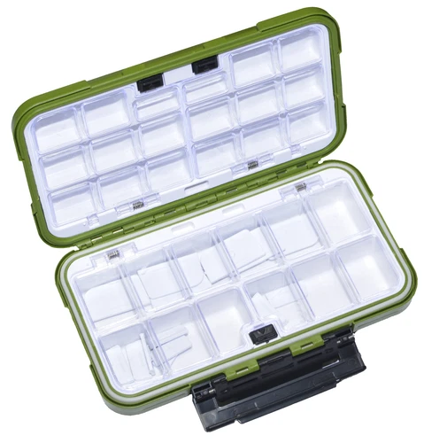 1x Fishing Lure Bait Tackle 2 Layer Storage Box Case Waterproof Compartments NEW - Picture 85 of 150
