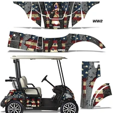 Cart Graphics Kit Decal Sticker For Yamaha Golf Cart 2007-2016 WW2