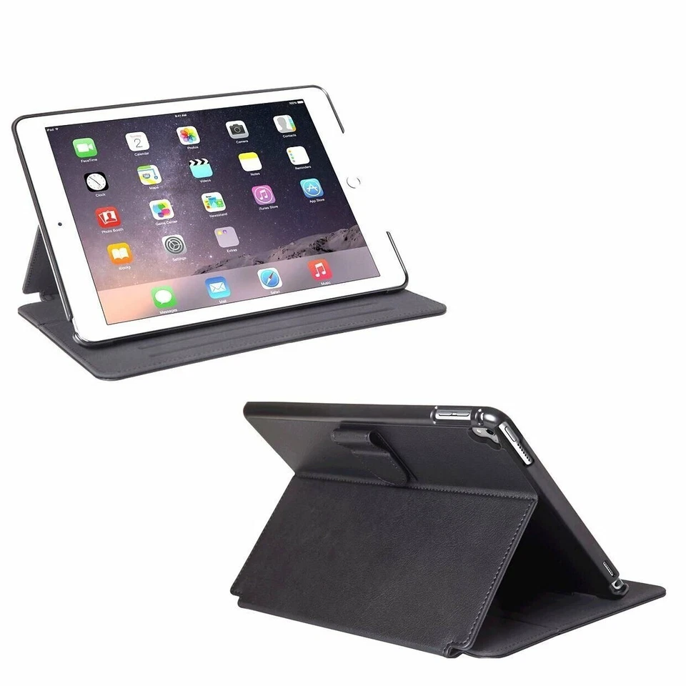 Verizon Folio Cover Black Leatherette Case for iPad Air 2 A1566 A1567 - Image 2 of 2