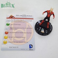 Heroclix War of Light set Red Lantern Recruit 002 Common figure w/card 