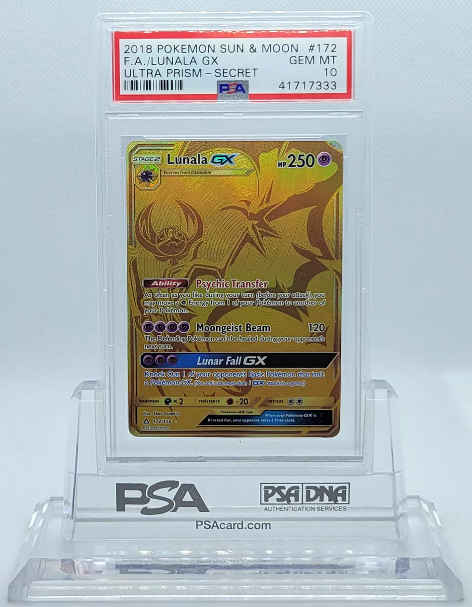 Gold Lunala GX - Pokemon Ultra Prism pack opening 