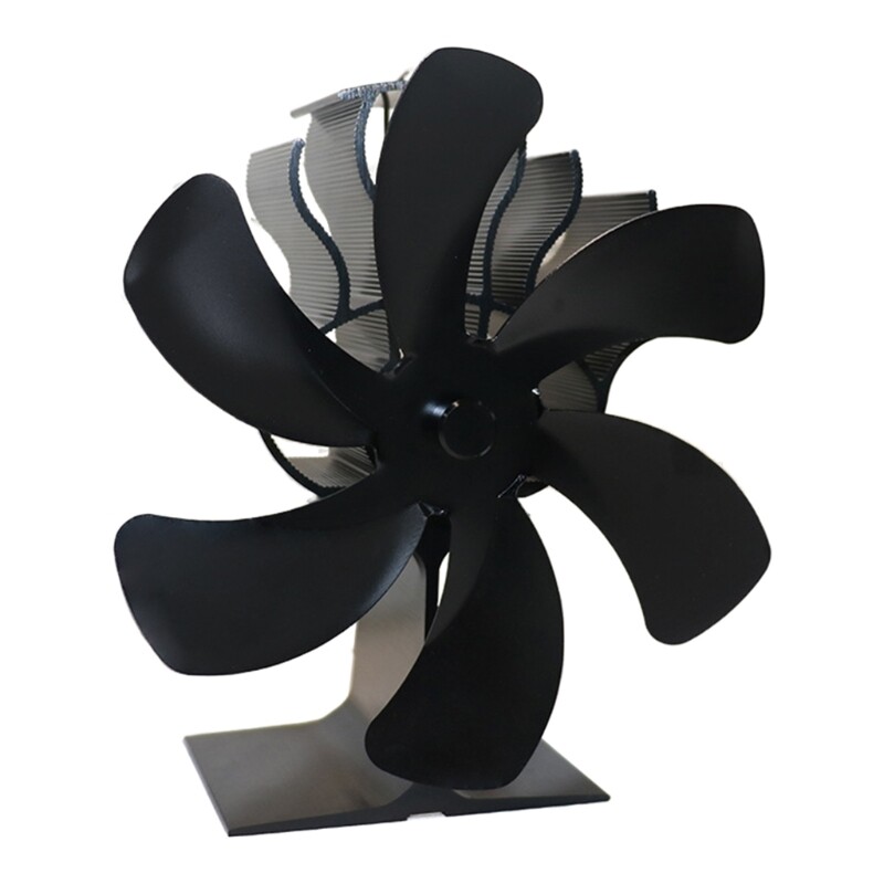 Stove Fan 6 Heat Powered Fan Quiet Efficient for Wood Log | eBay