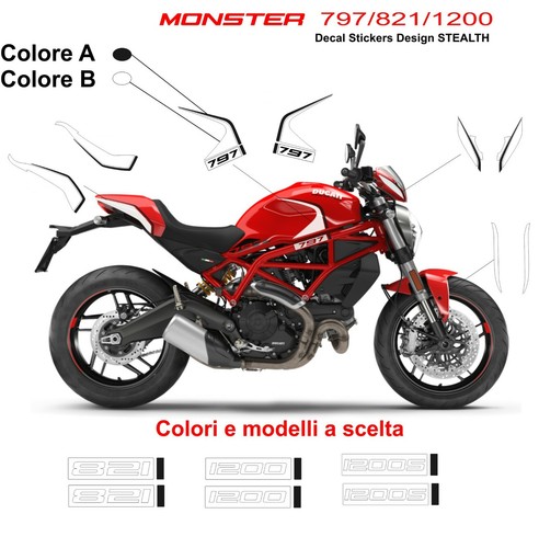 Stickers Kit Design 821 Stealth 