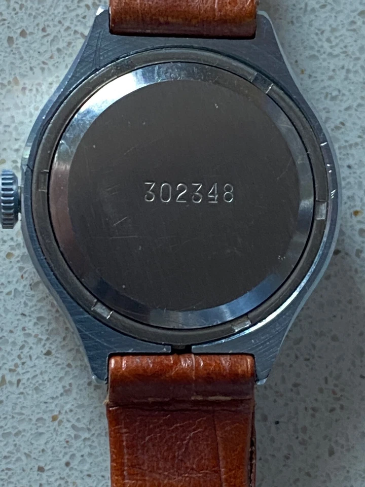 Reloj URSS con Hirsch Duke Cuero Marrón con Hebilla Tono Dorado Correa de Reloj 12 mm Foto 4 de 4