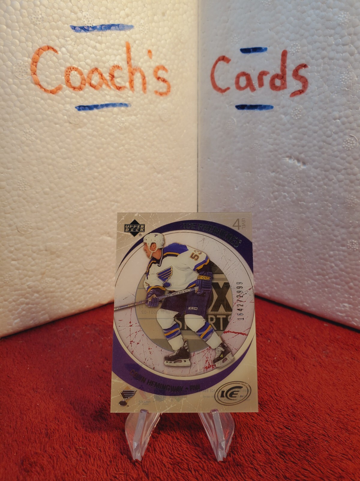 2005-06 Upper Deck Ice - Ice Premieres Colin Hemingway #169 /2999 (RC ...