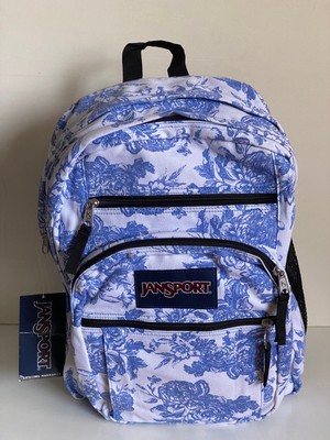 JANSPORT BIG STUDENT WHITE BLUE WASH 