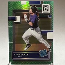 2022 RYAN VILADE DONRUSS OPTIC BASEBALL GREEN DRAGON SCALE RATED ROOKIE 66/99