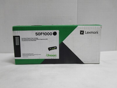 LEXMARK 50F1000 Black One Return Program Toner Cartridge NEW MS310 MS410 MS510