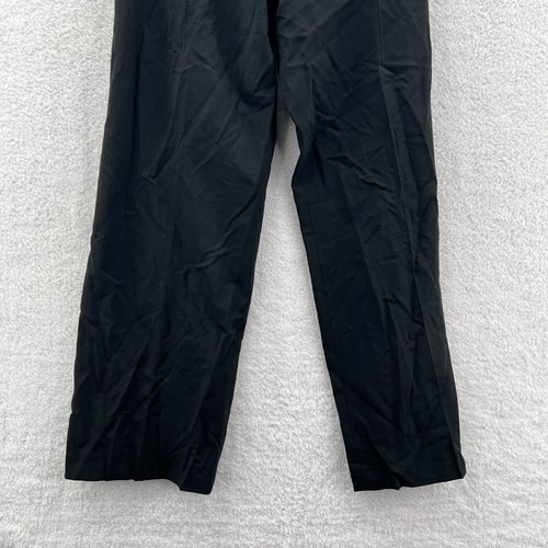 DKNY Dress Pants Womens Size 6 Black 30x28 Pleated Work Business Professional - Picture 10 of 11