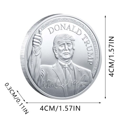2024 President Donald Trump Commemorative Coin Take America Back Metal Coin - Bild 1 von 3