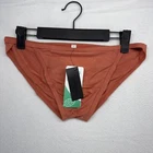 Todd Sanfield Underwear men's Medium Terracotta Essential Endurance Brief NEW