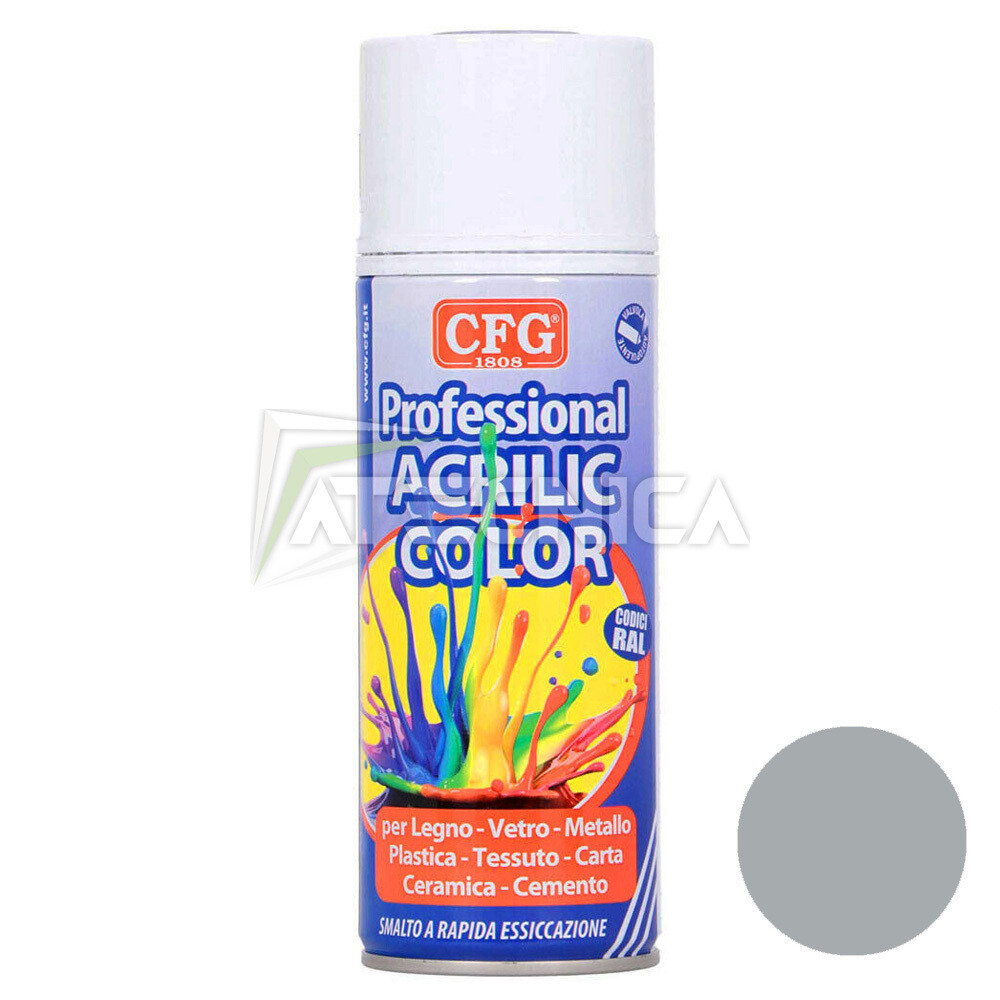 Vernice spray Grigio alluminio RAL 9006 CFG SP9006 400ml