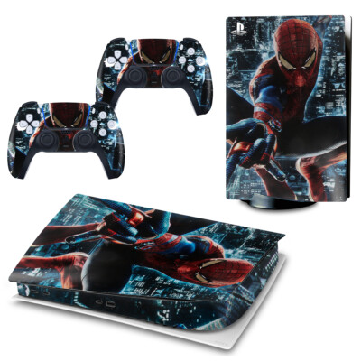 Vinyl Decal Skin Cover for PS5 Console Digital Edition + 2